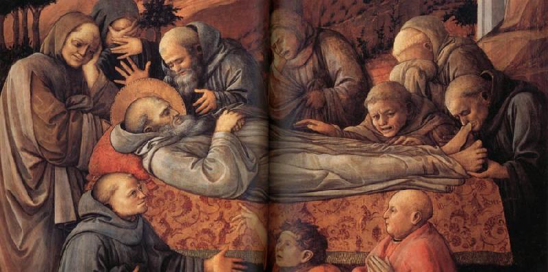 Fra Filippo Lippi Details of The Death of St Jerome. France oil painting art
